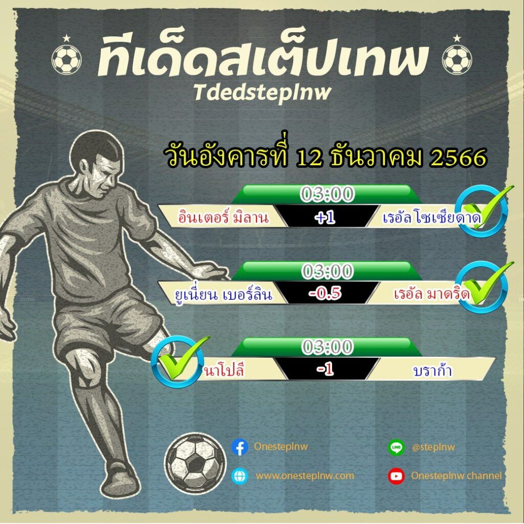 ทีเด็ดฟุตบอล